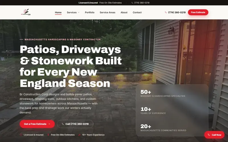 Site da Br Construction Corp